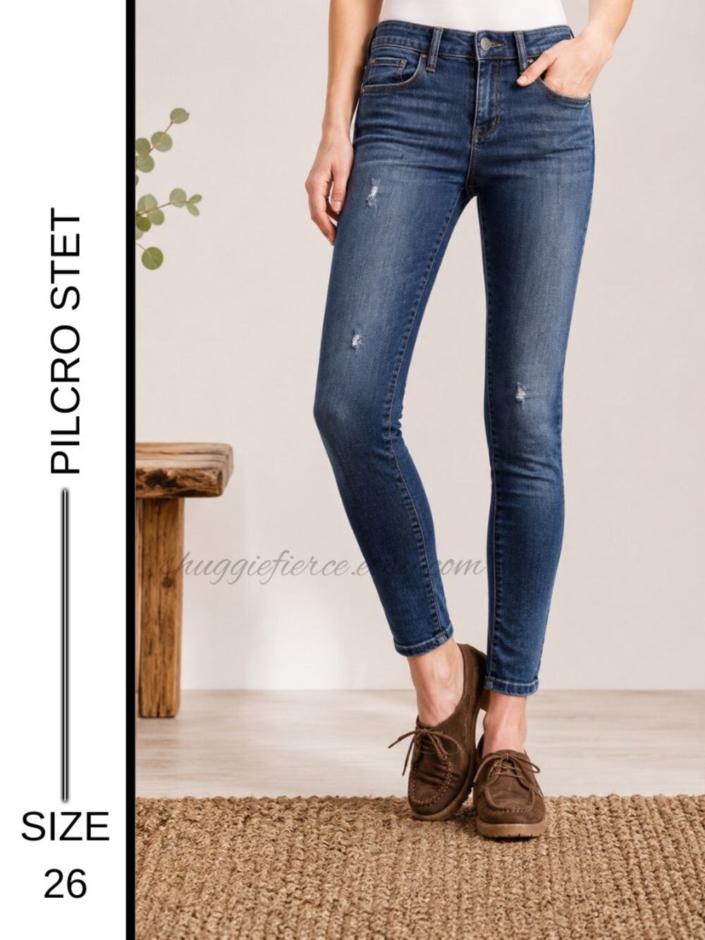 MSRP $148✨ Anthropologie Pilcro and the Letterpress STET Skinny Jeans | Size 26✨